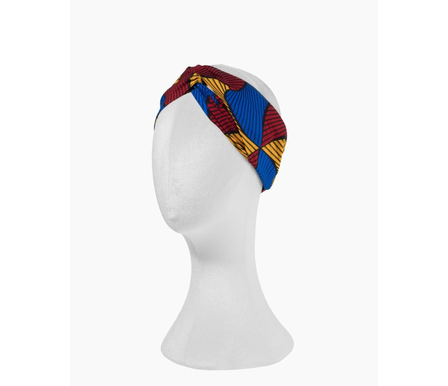 African Fabs Print Headband - Cotton headband for curly hair
