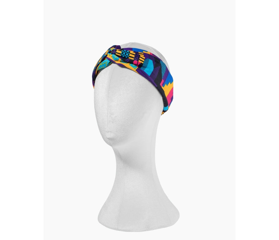 African Fabs Print Headband - Cotton headband for curly hair
