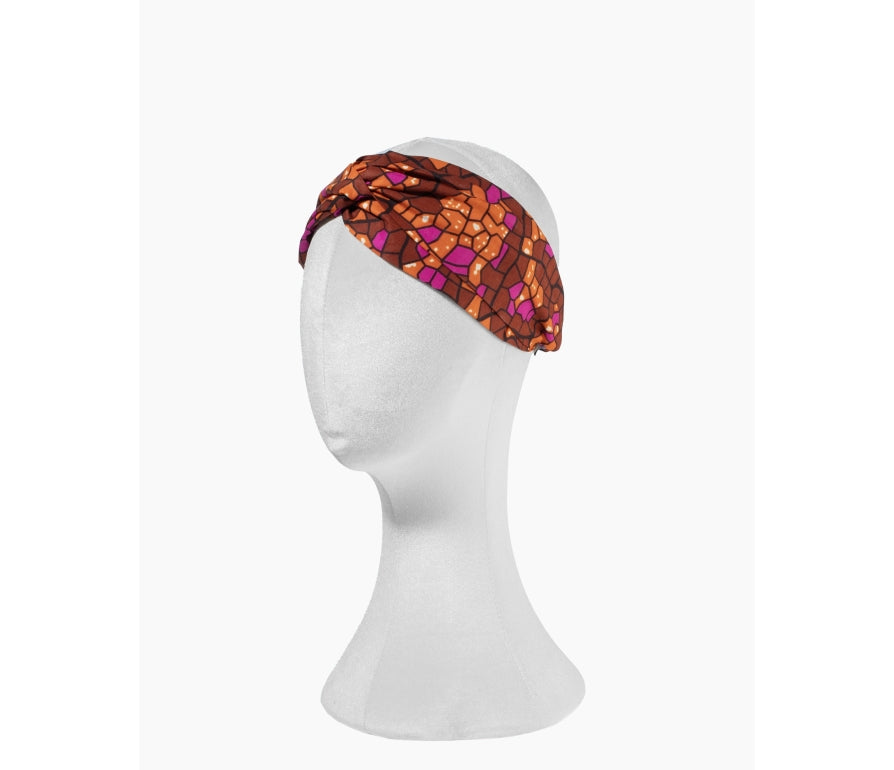 African Fabs Print Headband - Cotton headband for curly hair