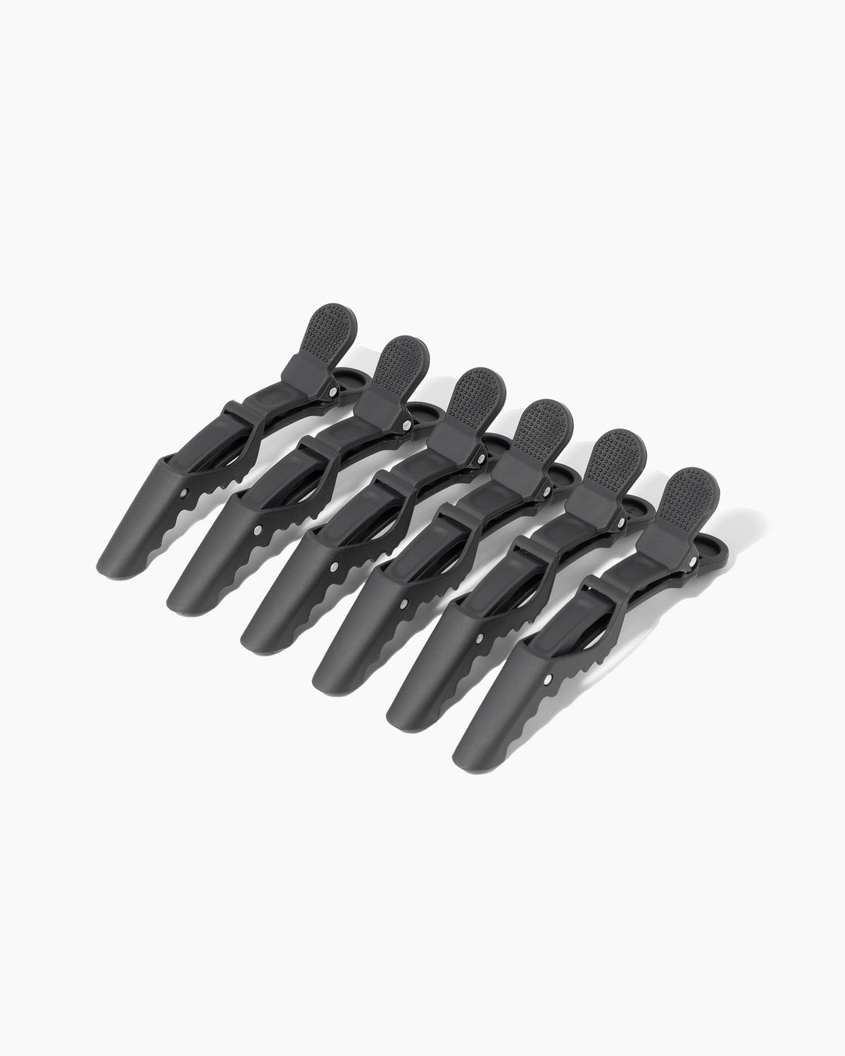 Alligator Rubber Hair Clips - Rubber clips for curly hair 11 x 3.9 cm