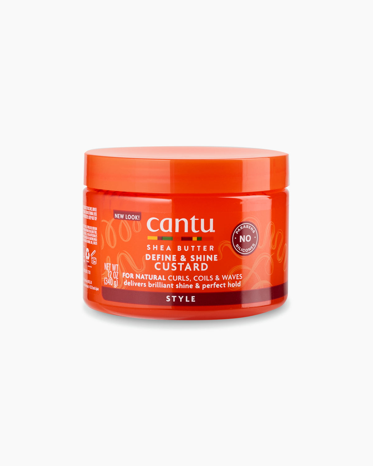 Cantu Natural Define & Shine Custard - Gel for shiny, beautifully defined waves 340 g