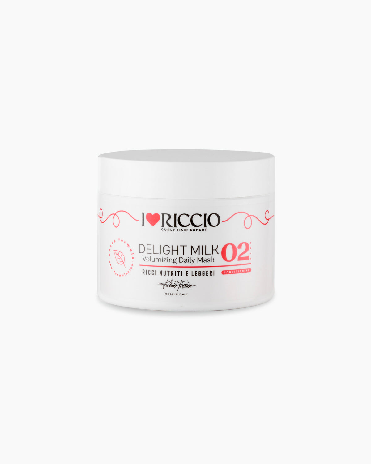 I Love Riccio Delight Milk - Nourishing and hydrating mask for waves and fine curls 250 ml