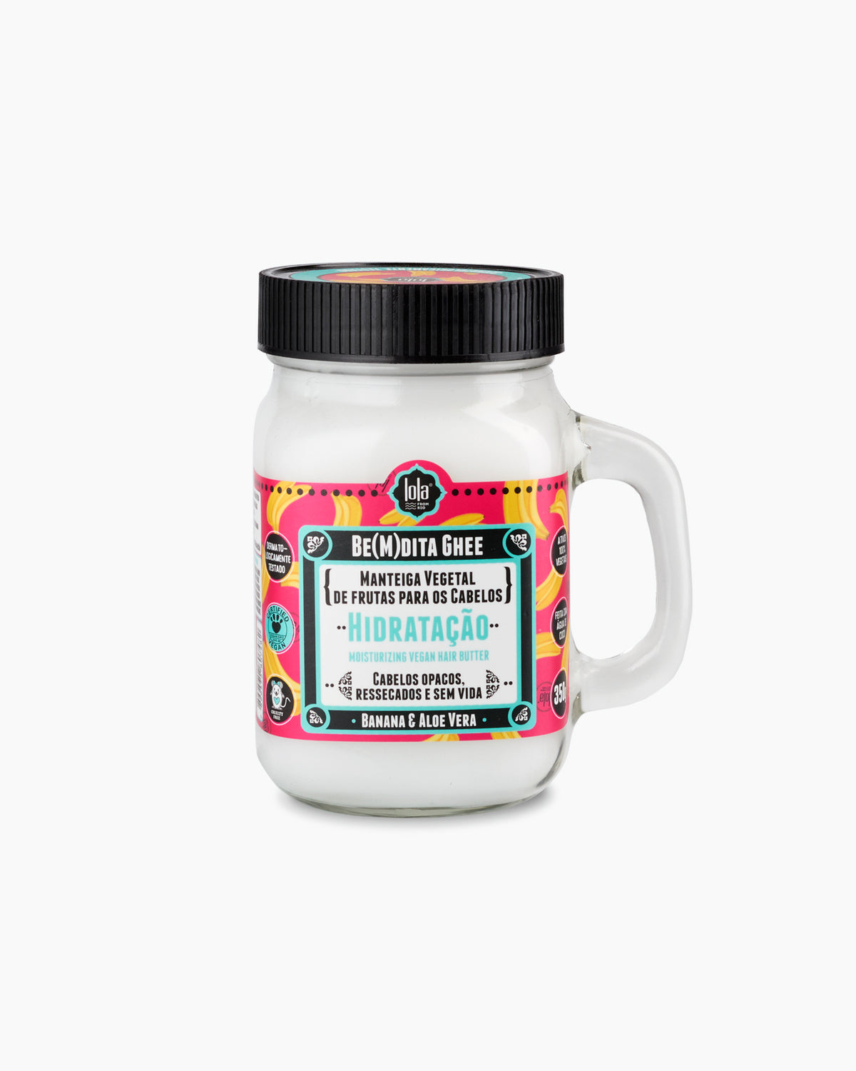 Lola Be(M)Dita Ghee Hidratação Banana e Aloé Vera - Hydrating and softening mask 350 g