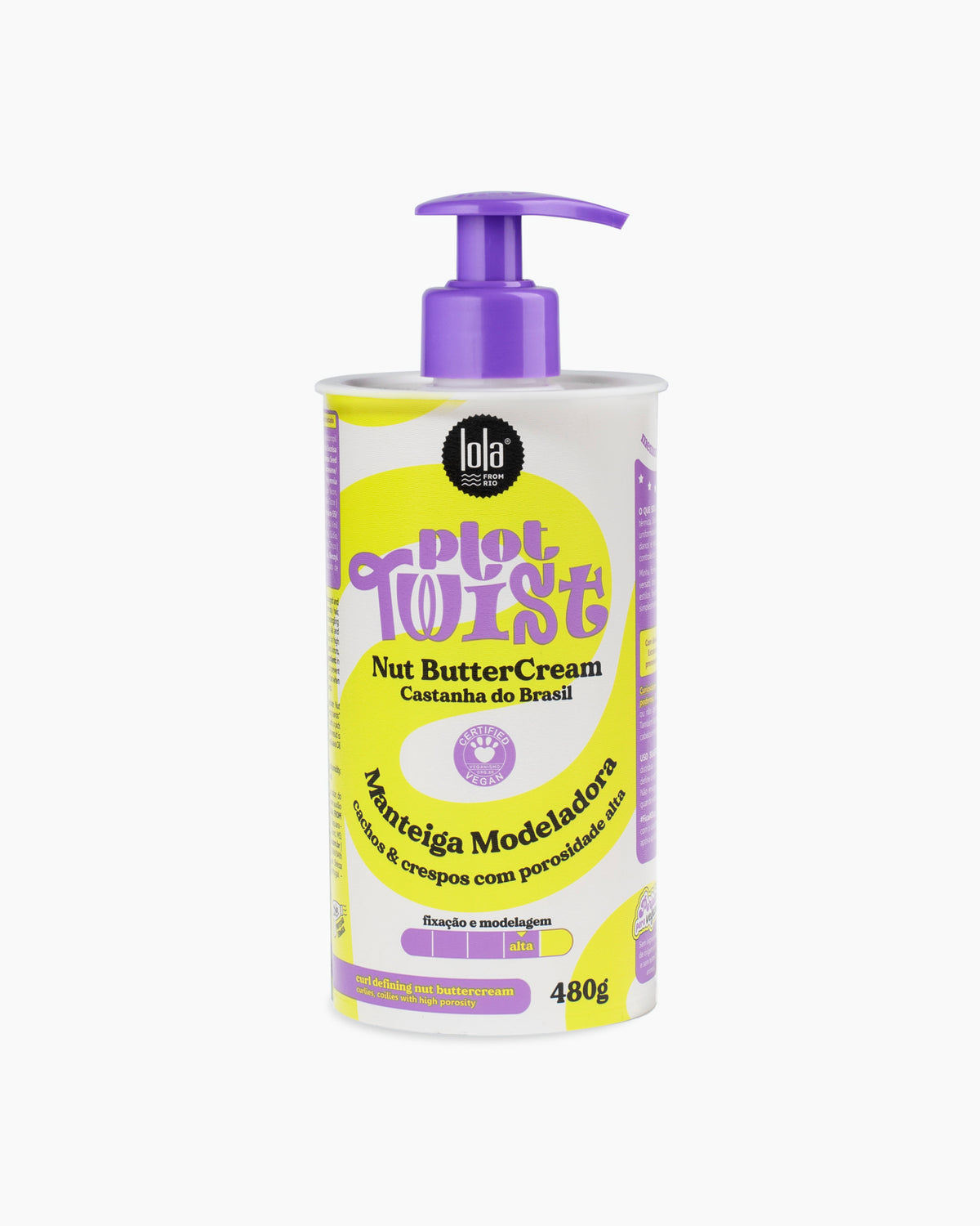 Lola Cosmetics Plot Twist Nut Butter Cream - Styling cream for frizzy hair 480 g