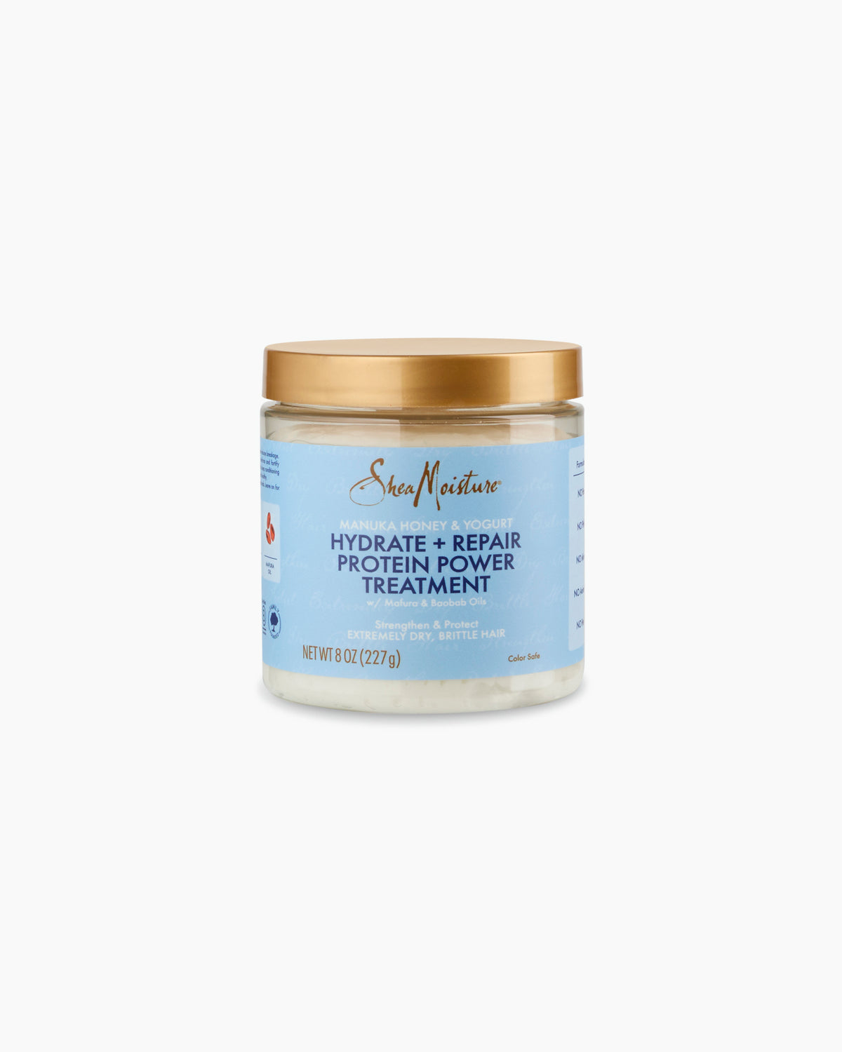 Shea Moisture Manuka Honey & Yogurt Protein Power Treatment - Protein mask for restoring and protecting damaged hair 237 g
