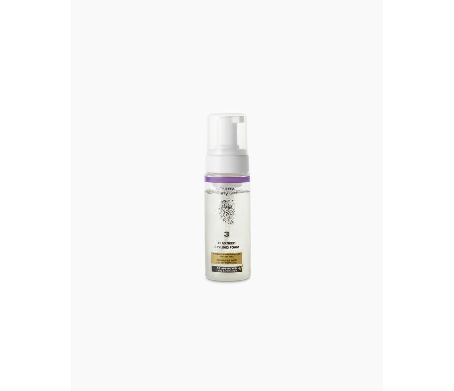 Pretty Curly Girl Flaxseed Styling Foam - Stylingová pena pre vlny a kučery 150 ml