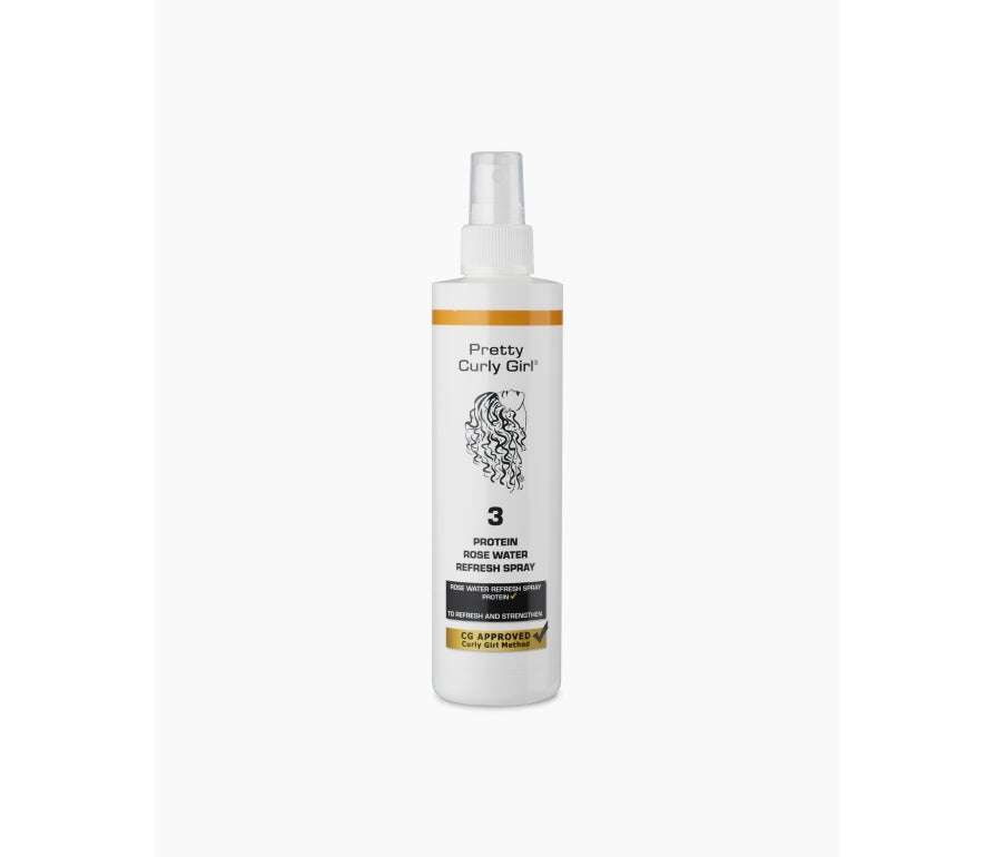 Pretty Curly Girl Protein Rose Water Refresh - Proteínový refresh sprej s ružovou vodou 250 ml