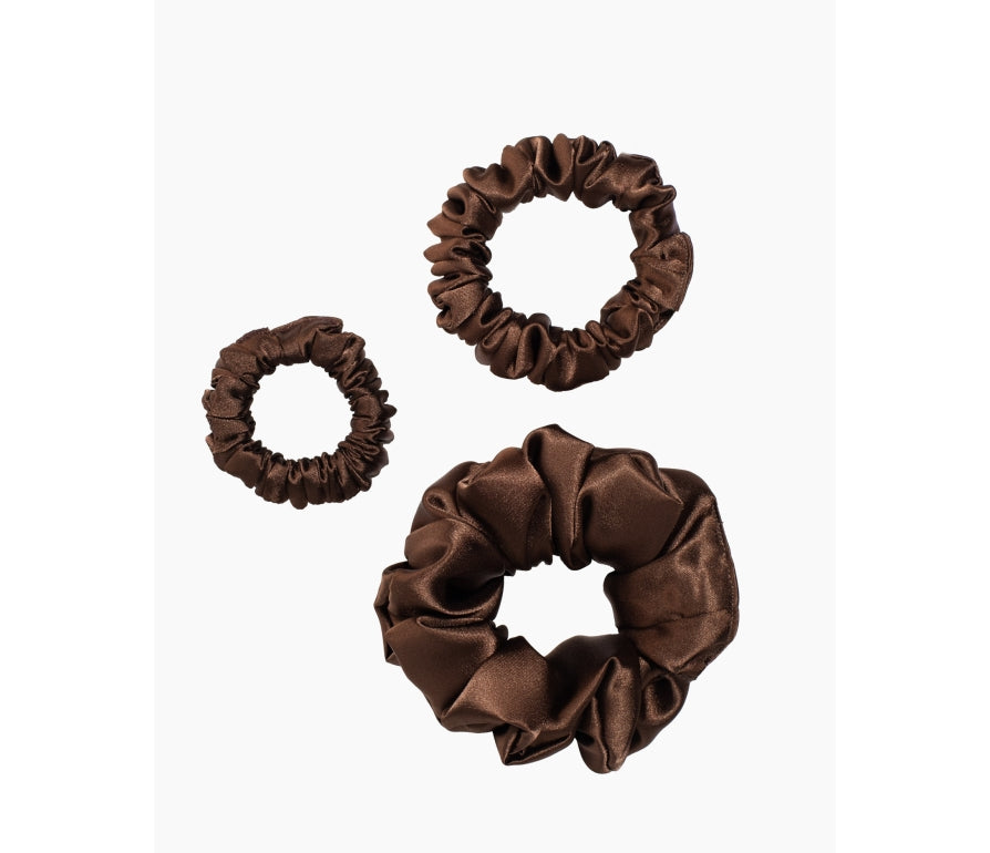 Scrunchie by Terrie - Čokoládová