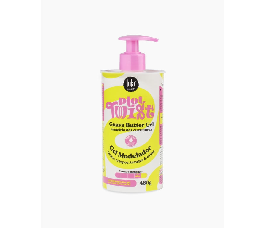 Lola Cosmetics Plot Twist Guava Butter Gel - Stylingový gél pre krepovité vlasy 480 g