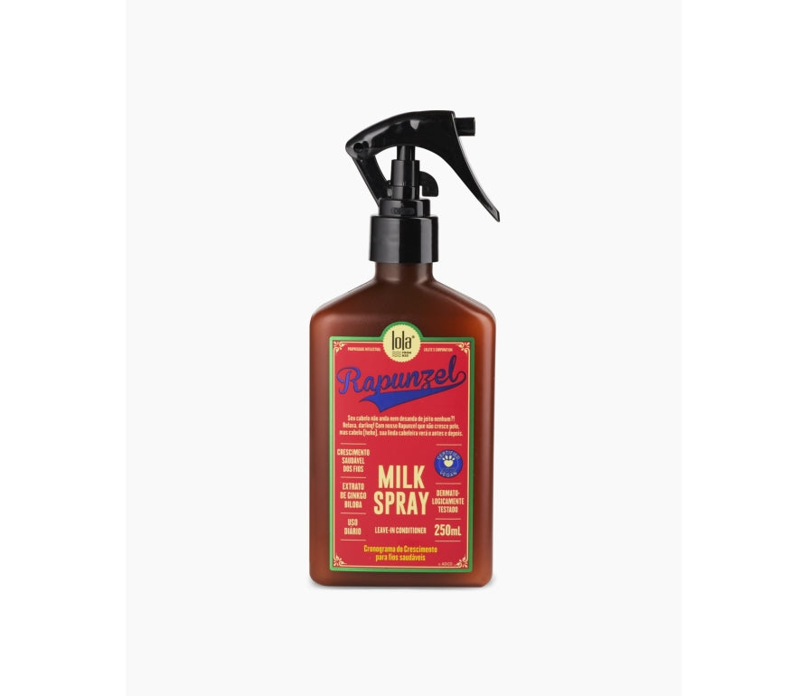 Lola Cosmetics Rapunzel Milk Spray - Posilující bezoplachový kondicionér na kudrliny 250 ml