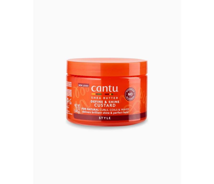 Cantu Natural Define &amp; Shine Custard - Gél a fényes és szép meghatározott hullámokhoz 340 g
