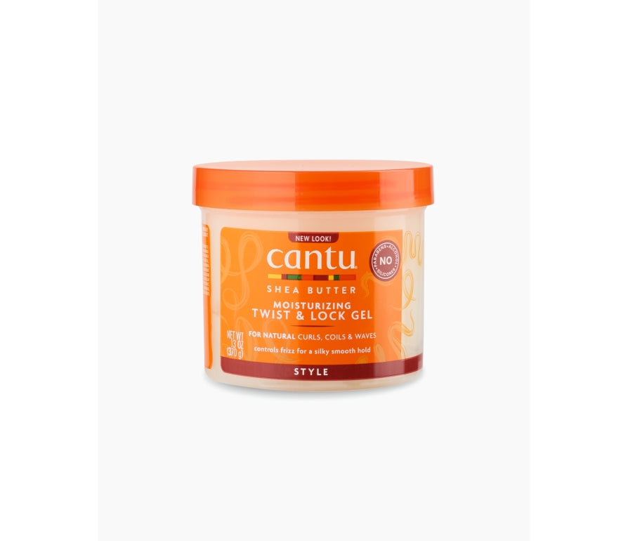 Cantu Natural Moist Twist &amp; Lock Gel - Hydratační gel pro hebké vlasy 370 g