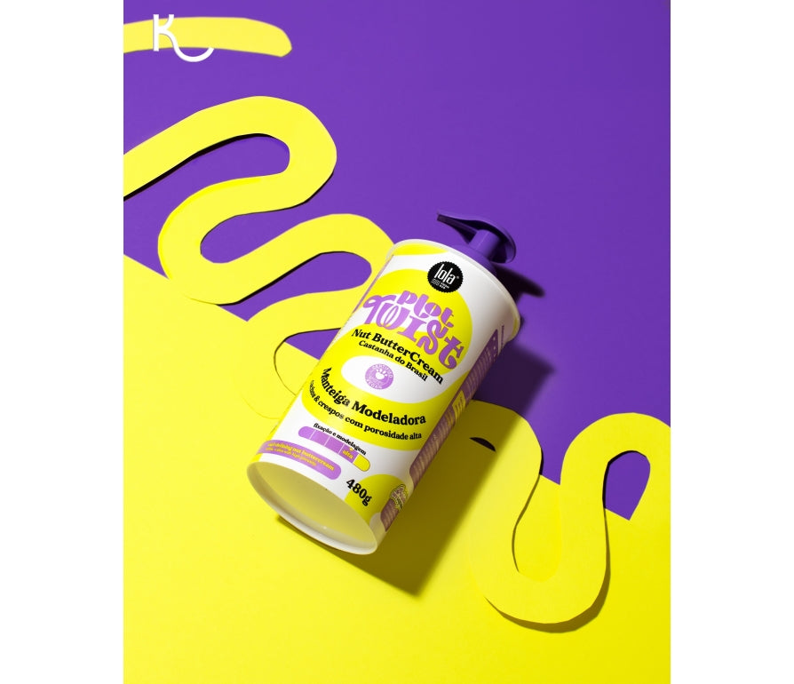 Lola Cosmetics Plot Twist Nut Butter Cream - Stylingový krém pro krepovité vlasy 480 g