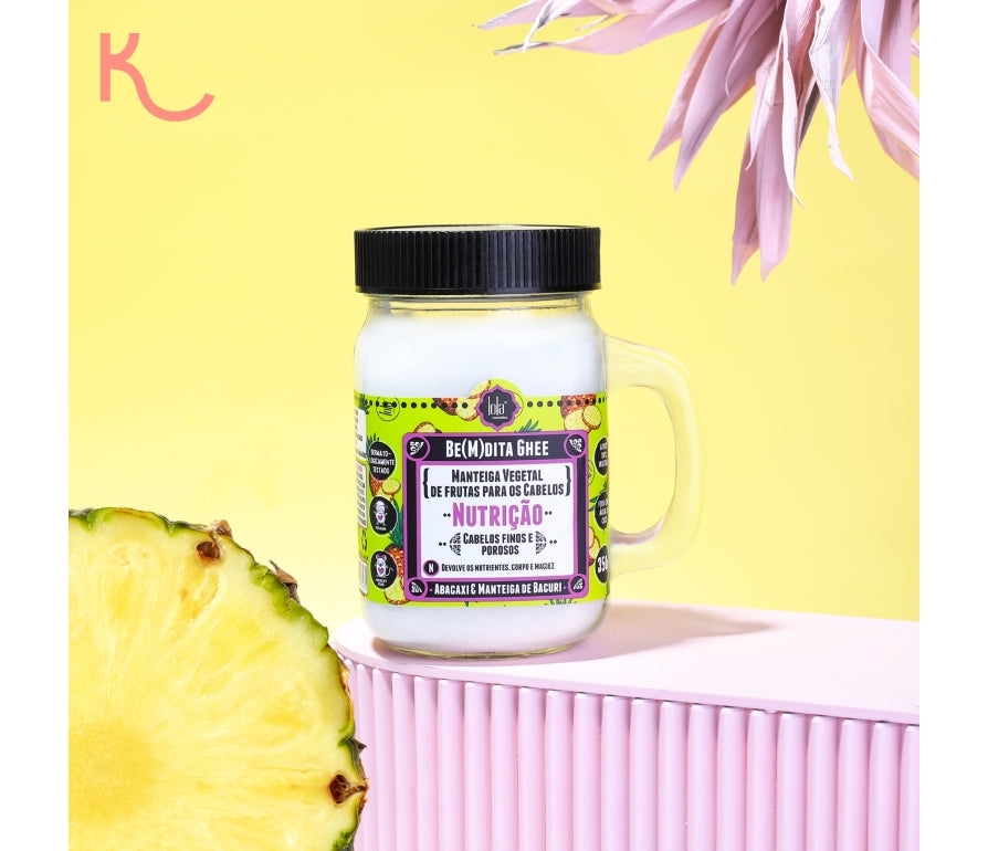 Lola Be(M)Dita Ghee Nutricao Abacaxi e Manteiga de Bacuri - Hydrating and nourishing mask