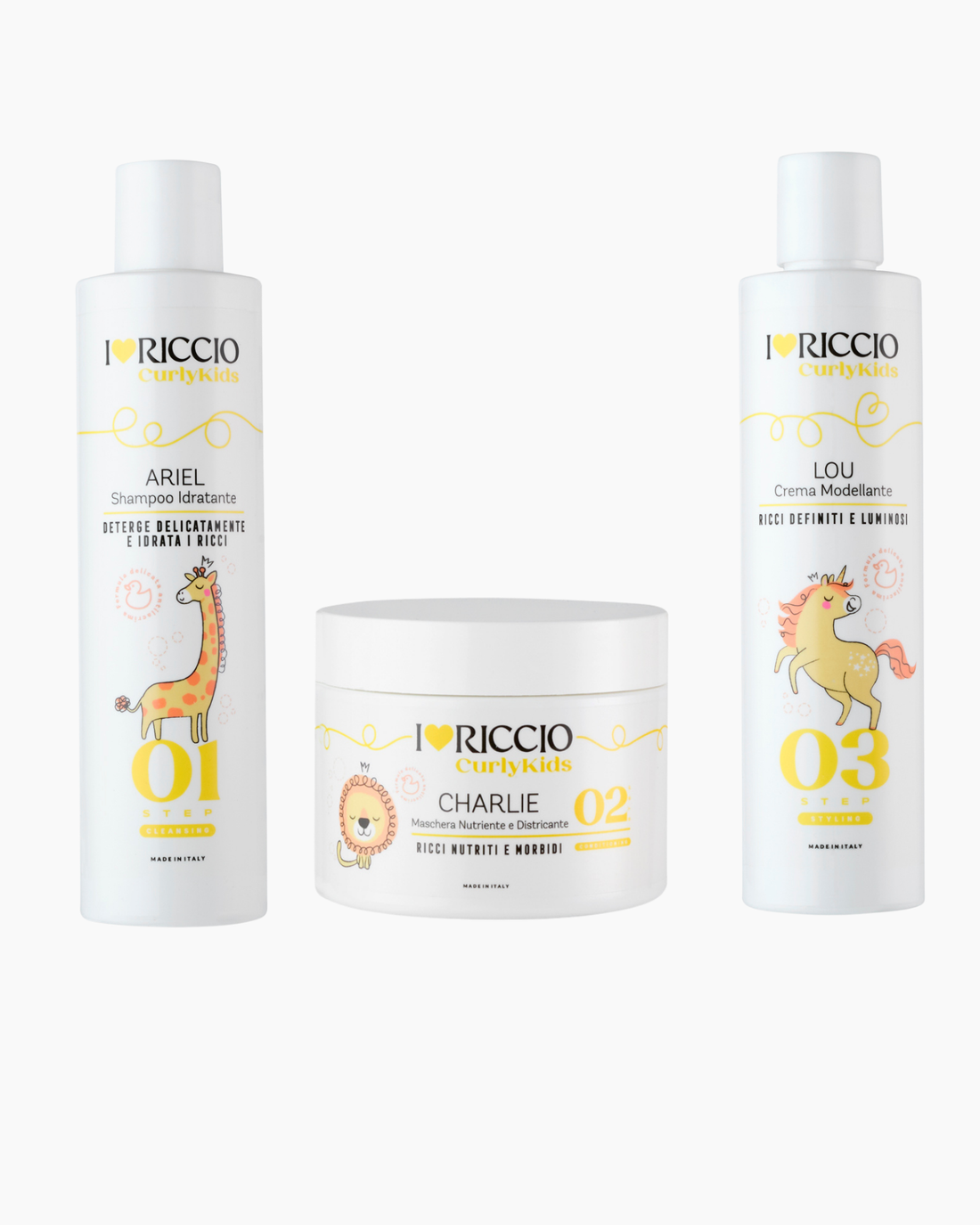 I Love Riccio CurlyKids - Kompletní dětská rutina pro kudrnaté vlasy