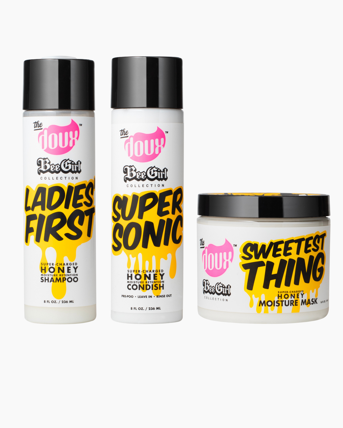 The Doux Honey Hydration - Intenzíven hidratáló rutin göndör hajra