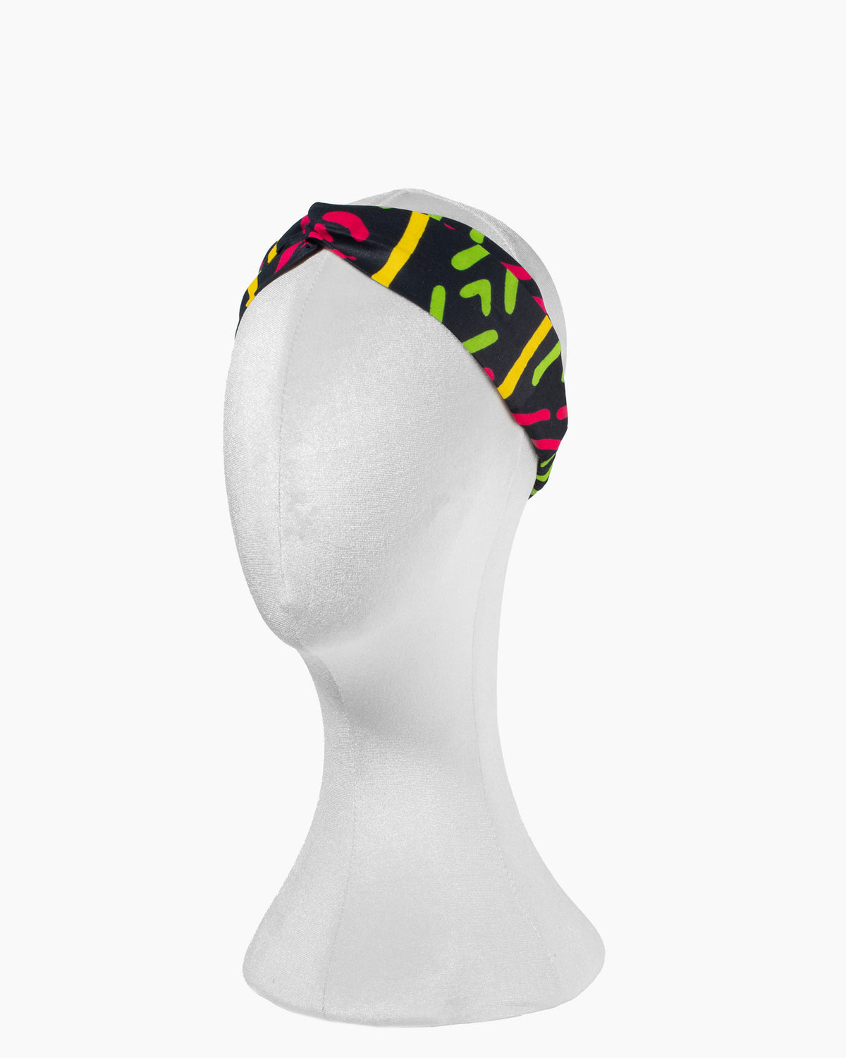 African Fabs Print Headband - Pamut fejpánt göndör hajhoz