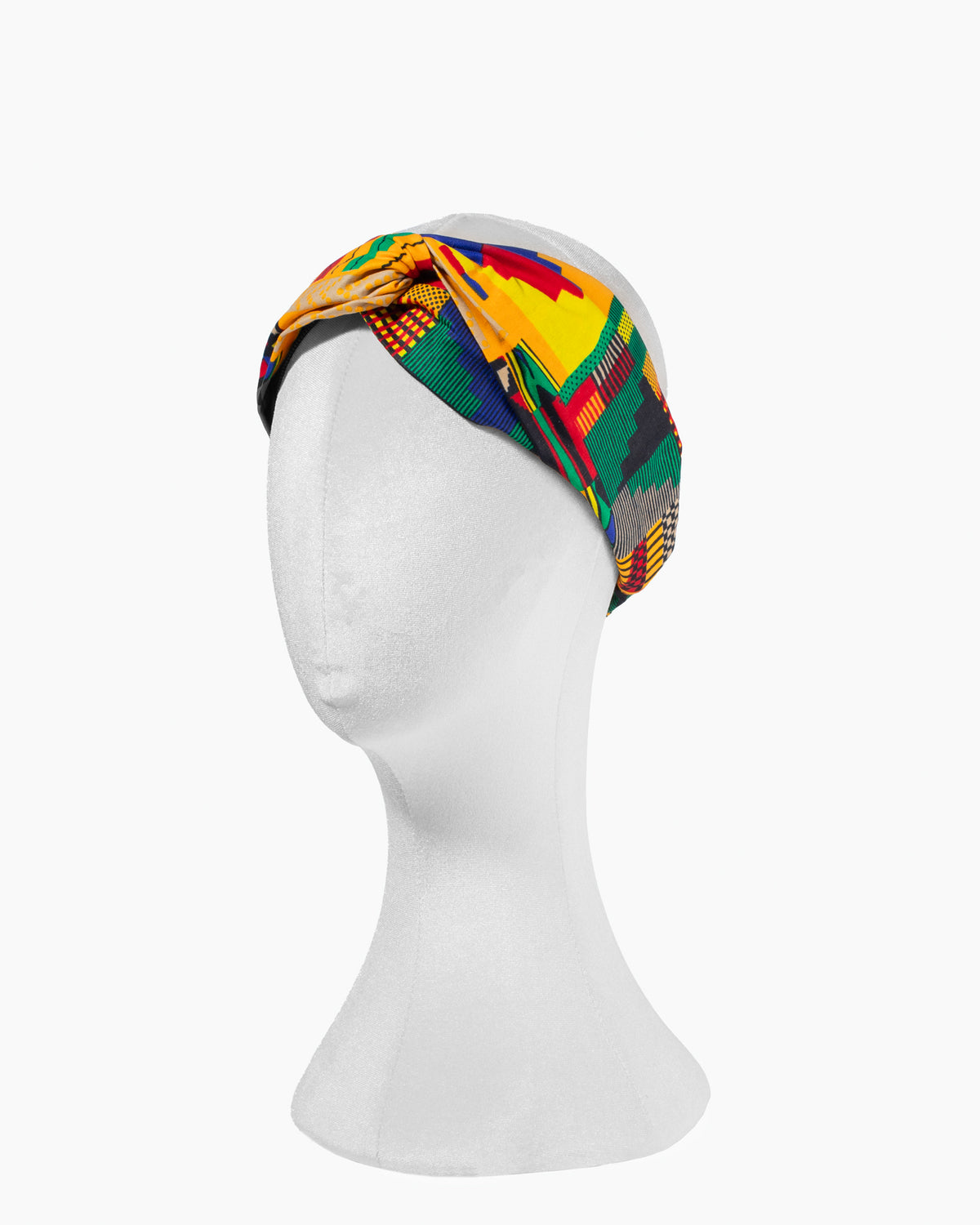 African Fabs Print Headband - Pamut fejpánt göndör hajhoz