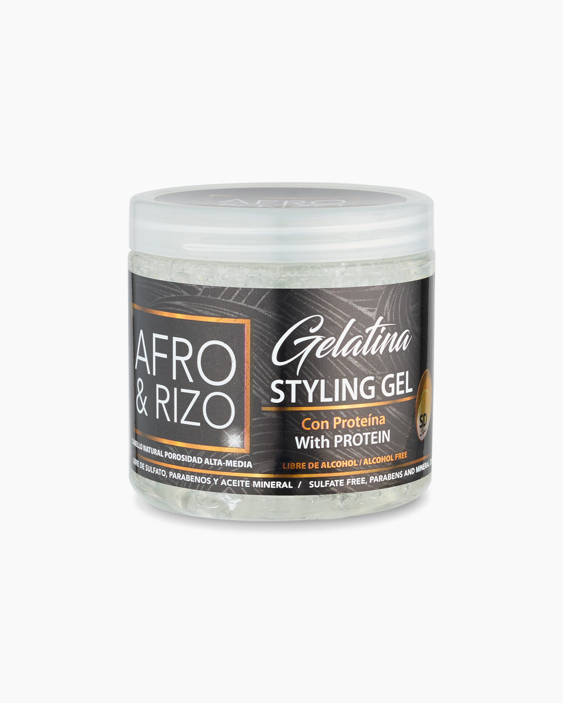 Afro &amp; Rizo Gelatina con proteina - Stylingový gel s proteinem 454 g