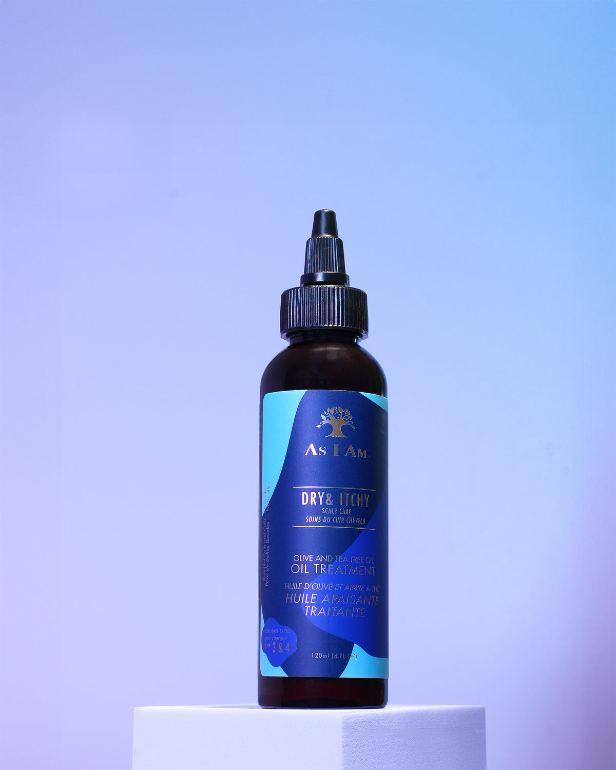 As I Am Dry &amp; Itchy Scalp Care Oil Treatment - Olej pro kudrnaté vlasy se suchou, podrážděnou pokožkou hlavy 120 ml
