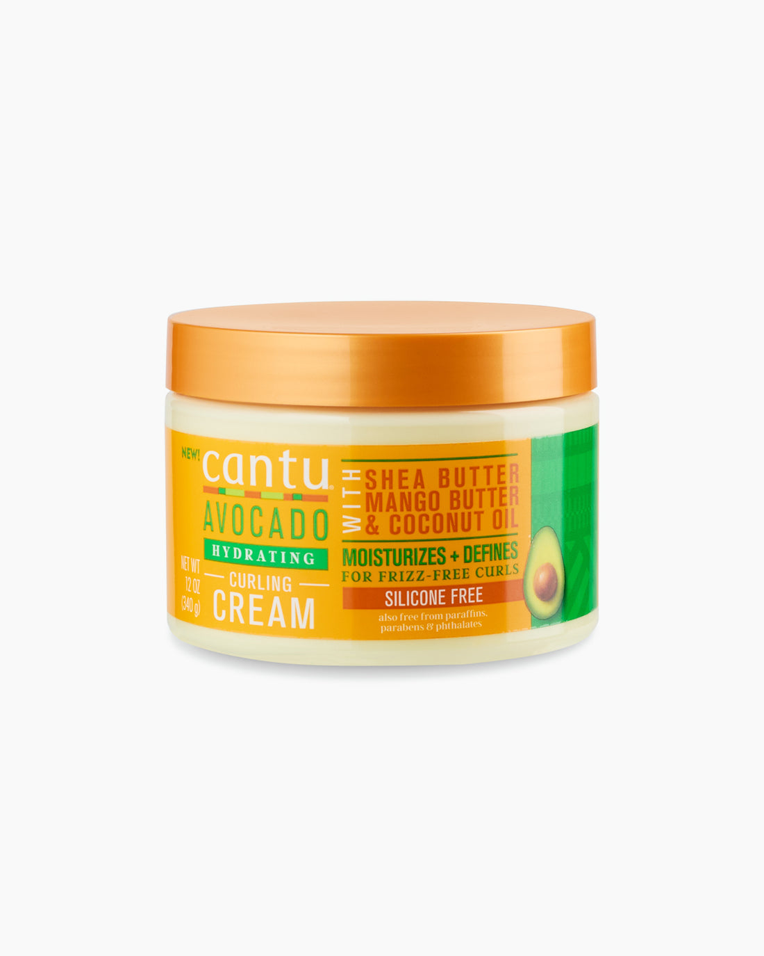 Cantu Avocado Hydrating Curling Cream - Hydrating cream for curly hair 340 g