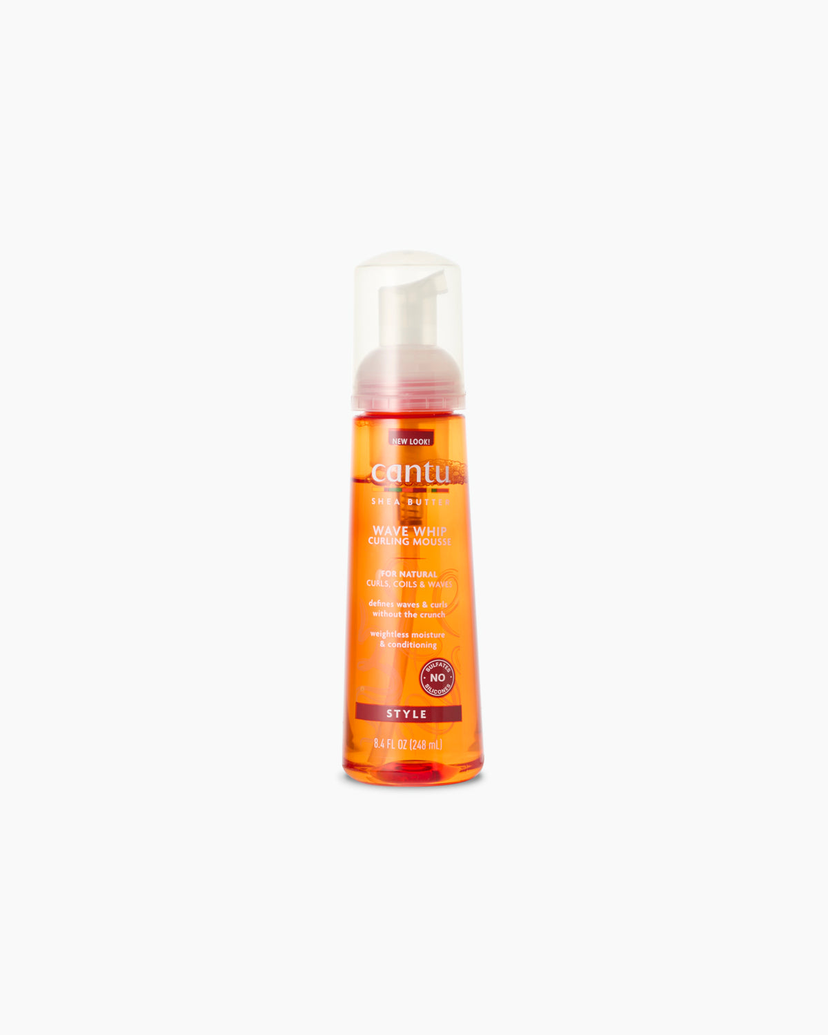 Cantu Natural Wave Whip Curling Mousse - Stylingová pěna na kudrliny 248 ml