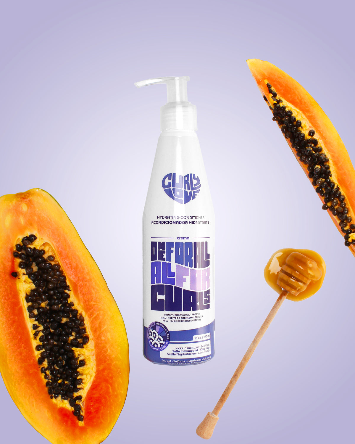 Curly Love Hydrating Rinse Conditioner - Hydrating rinse-out conditioner 290 ml