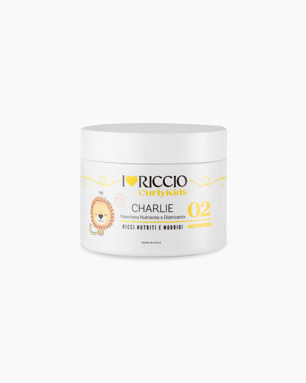 I Love Riccio CurlyKids Charlie Tápláló Maszk - Hidratáló maszk gyermekhajra 250 ml