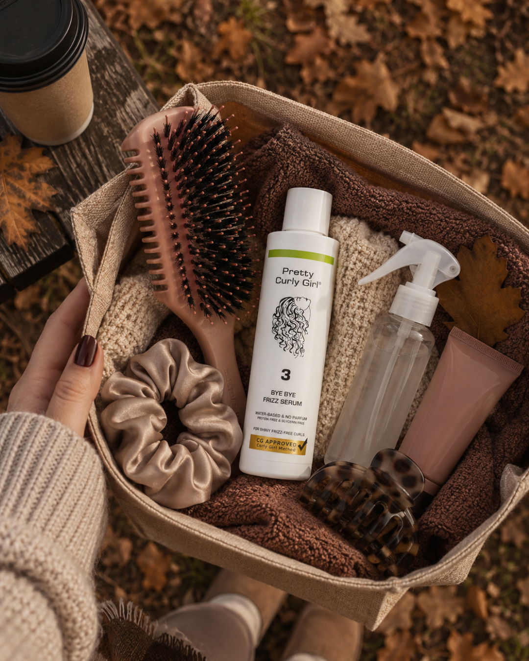 Pretty Curly Girl Bye Bye Frizz Serum - Sérum proti krepovatosti vlasů 250 ml