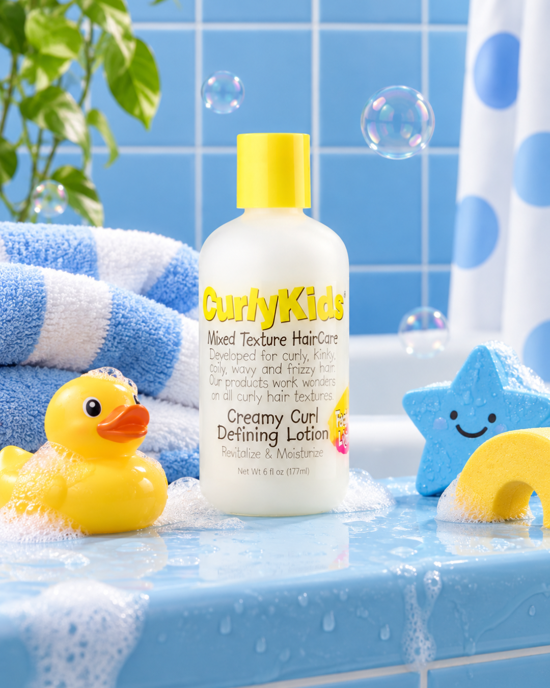 Curly Kids Creamy Curl Defining Lotion – Mléko na definici dětských kudrnatých vlasů 177 ml