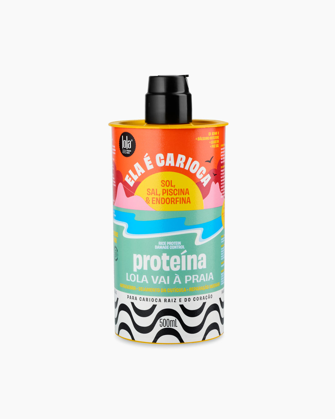 Lola Cosmetics Ela é Carioca Proteína 3 em 1 - Proteinová maska pro kudrliny 3 v 1  500 g