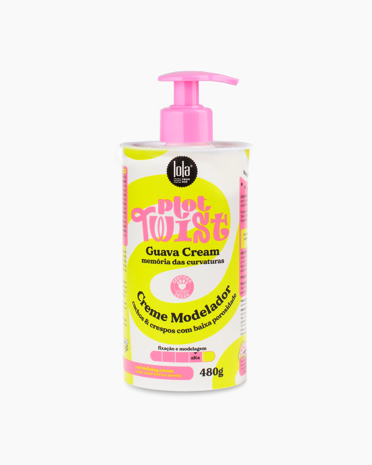 Lola Cosmetics Plot Twist Guava Cream - Stylingový krém pro krepaté vlasy 480 g