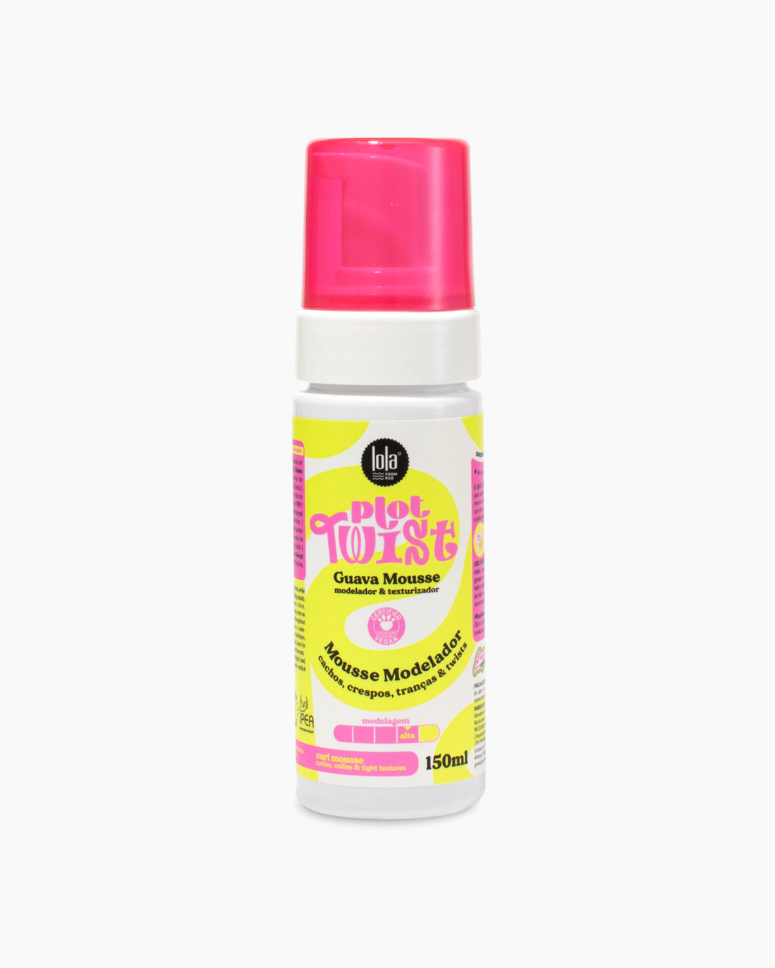 Lola Cosmetics Plot Twist Guava Mousse - Tápláló hab göndör hajra 150 ml