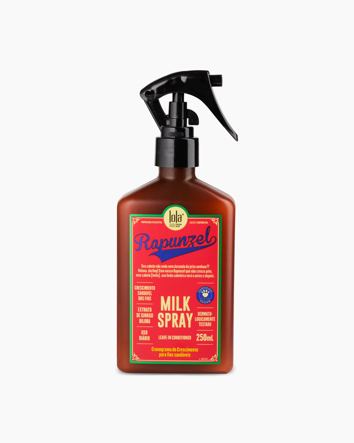 Lola Cosmetics Rapunzel Milk Spray - Posilující bezoplachový kondicionér na kudrliny 250 ml