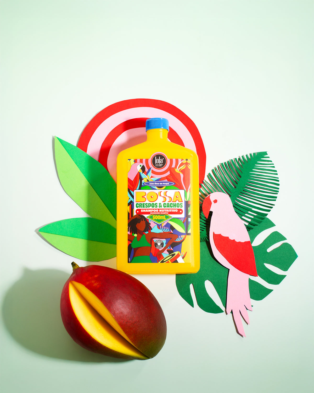 Lola Cosmetics BOSSA Shampoo - Jemný šampon pro hebké a pružné kudrny 500 ml