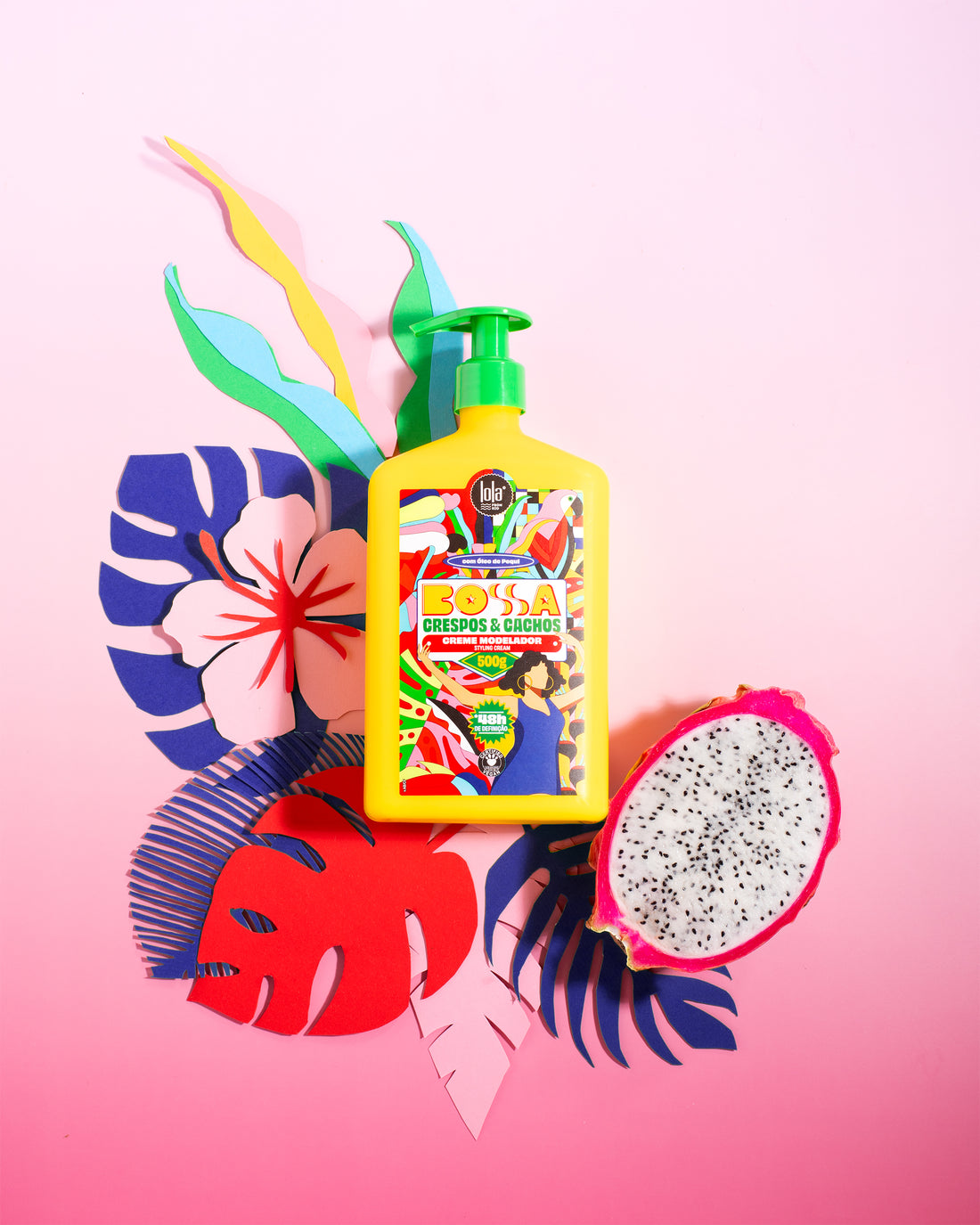 Lola Cosmetics BOSSA Creme Modelador - Formázó krém a fürtök definíciójáért 500 g