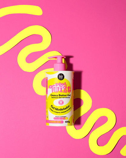 Lola Cosmetics Plot Twist Guava Butter Gel - Styling gel for frizzy hair 480 g