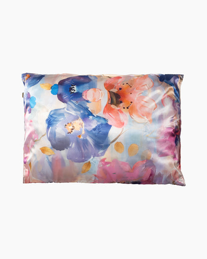 Nina Scruchies - Handmade satin pillowcase 50 x 70 cm - Floral