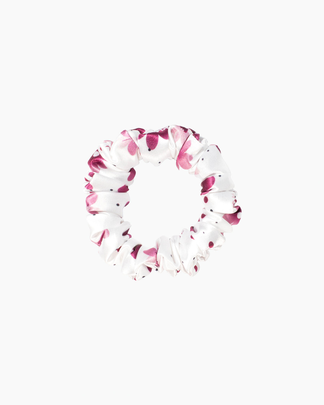 Nina Scrunchies Satin Scrunchie - Saténová gumička pro kudrnaté vlasy - Velvet flora
