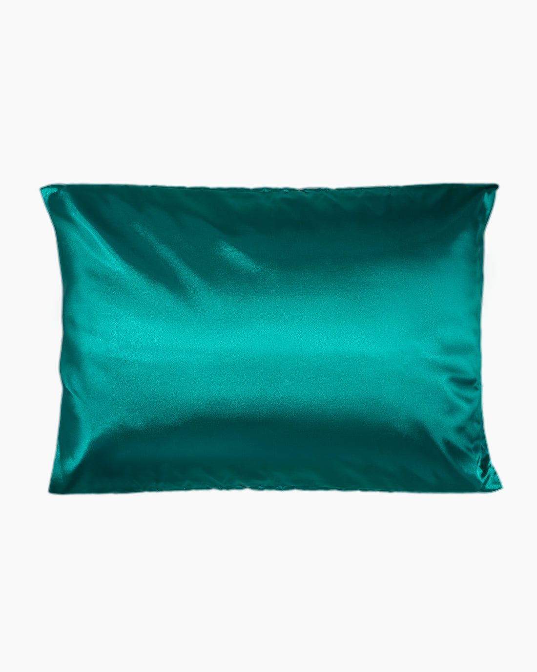 Nina Scruchies - Handmade saténový povlak na polštář 50 x 70 cm - Petrolejová