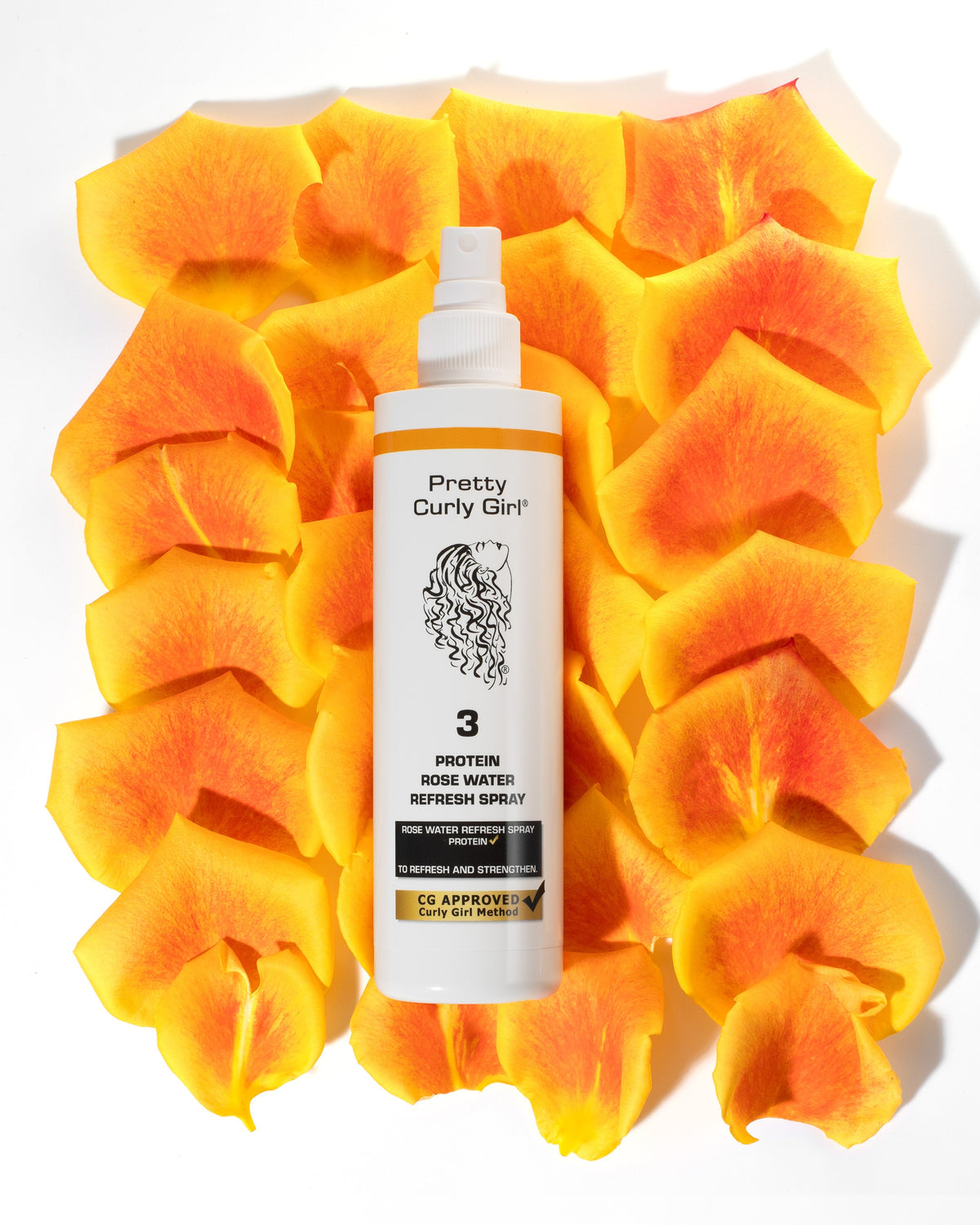 Pretty Curly Girl Protein Rose Water Refresh - Proteines frissítő spray rózavízzel 250 ml