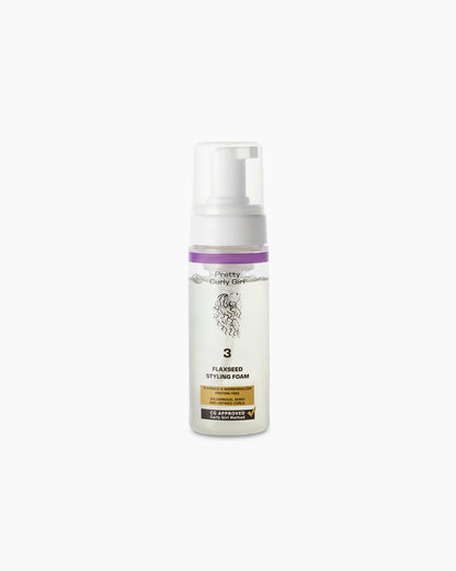 Pretty Curly Girl Flaxseed Styling Foam - Stylingová pěna pro vlny a kudrliny 150 ml