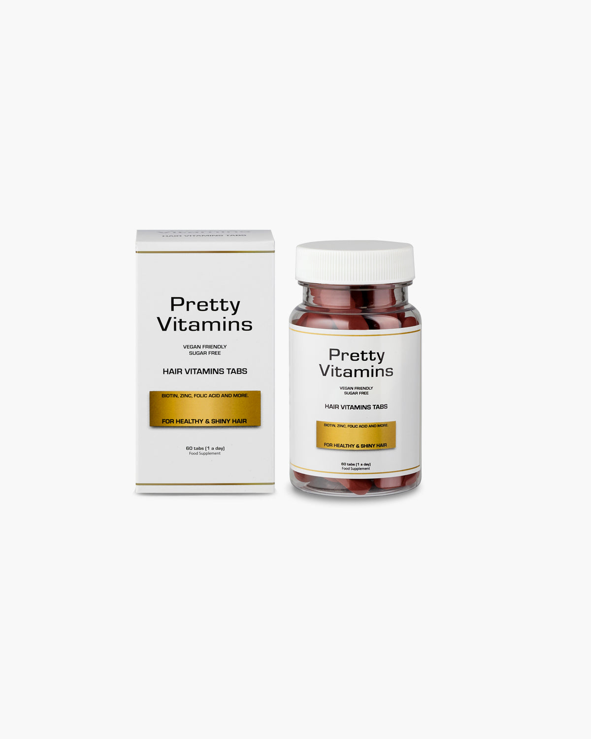 Pretty Curly Girl Hair Vitamins - Vitamins for healthy, radiant hair 60 tbl