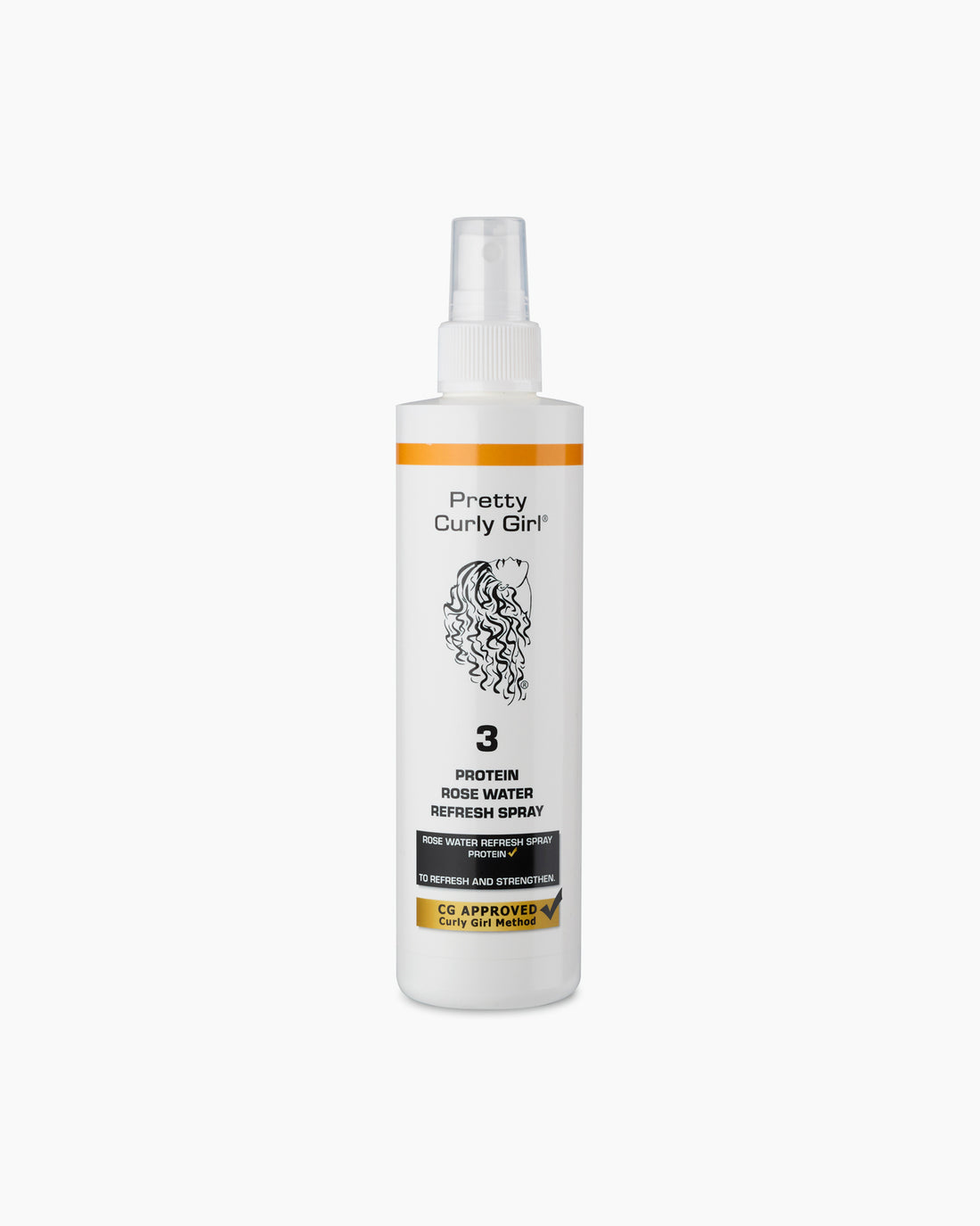 Pretty Curly Girl Protein Rose Water Refresh - Proteines frissítő spray rózavízzel 250 ml