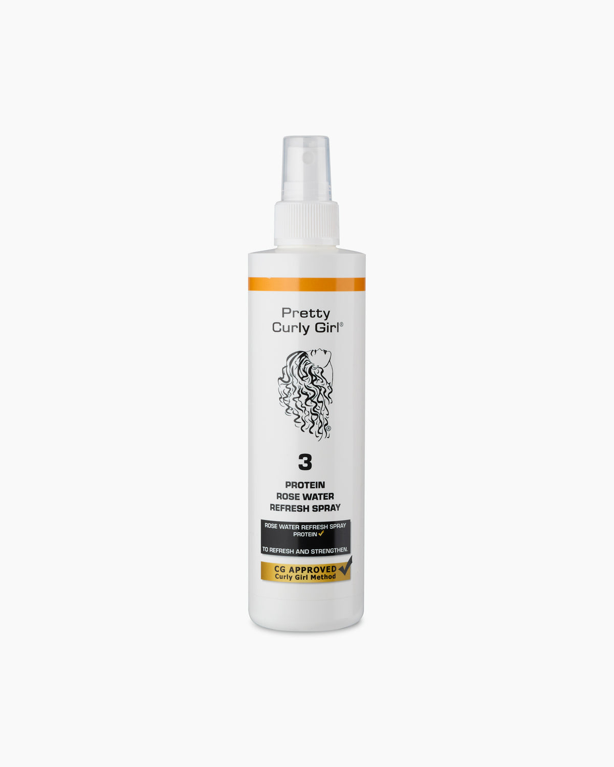 Pretty Curly Girl Protein Rose Water Refresh - Proteines frissítő spray rózavízzel 250 ml