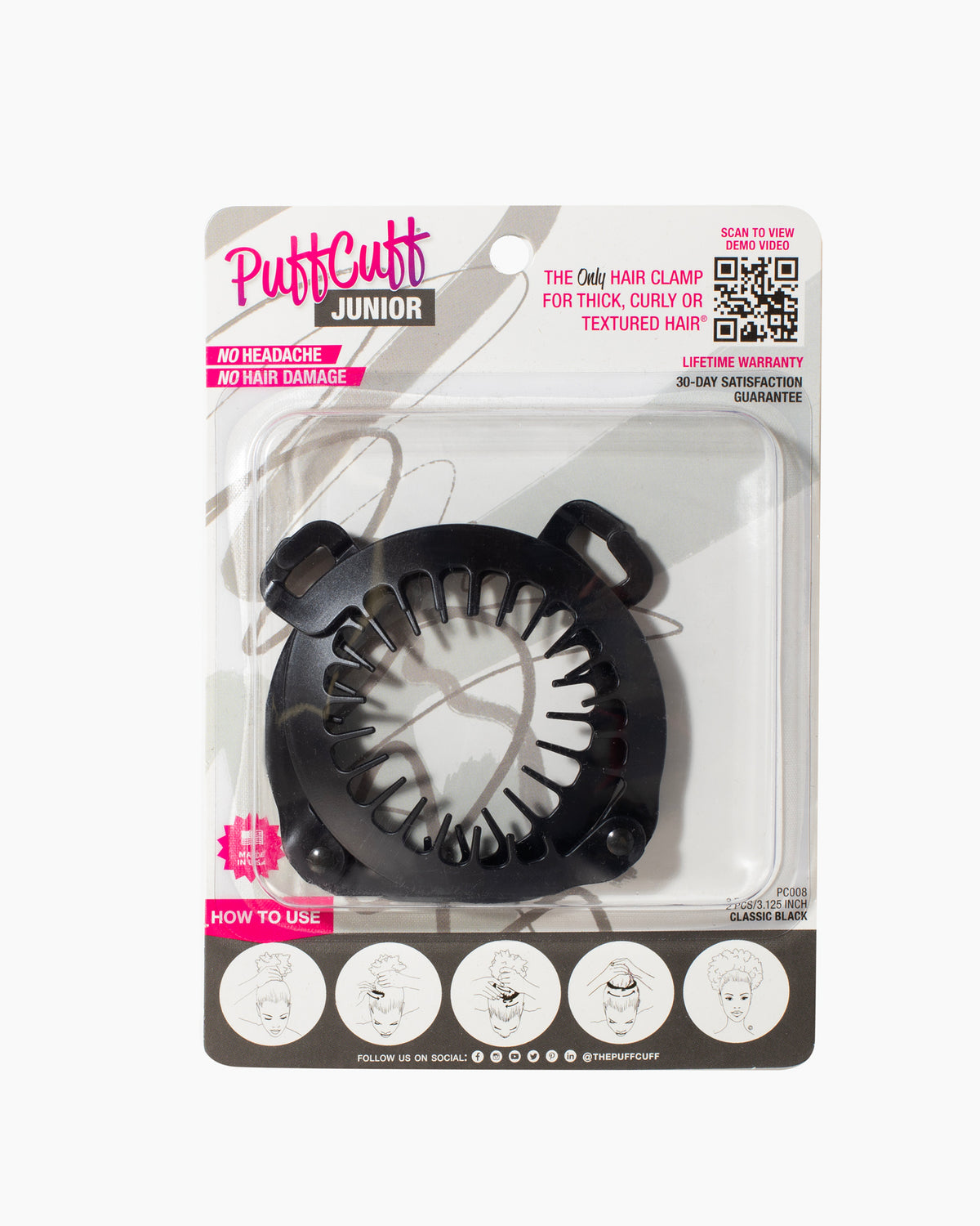 Puff Cuff Junior - Clip for curly hair