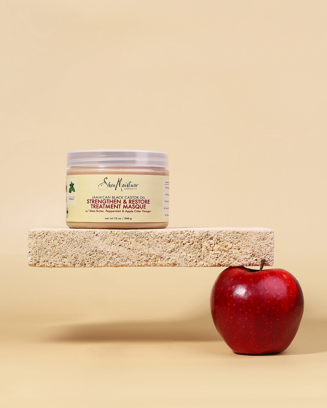 Shea Moisture Jamaican Black Castor Oil Masque – Posilující a regenerační maska na kudrnaté vlasy 340 g