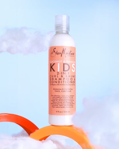 Shea Moisture Kids Coconut &amp; Hibiscus 2 in 1 Shampoo &amp; Conditioner - Shampoo and conditioner in one for kids&