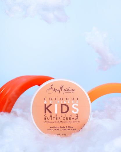 Shea Moisture Kids Coconut &amp; Hibiscus Curling Cream – Výživný krém na dětské kudrliny 170 g