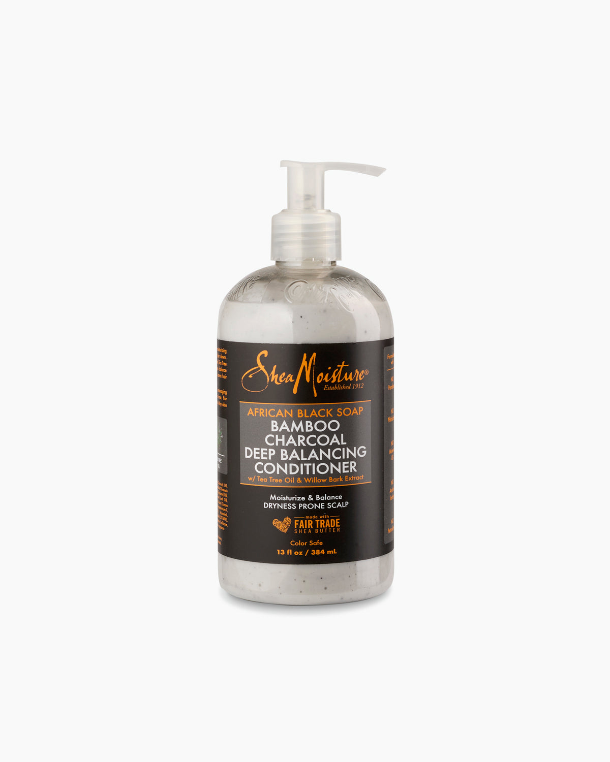 Shea Moisture African Black Soap Bamboo Charcoal Deep Balancing Conditioner - Soothing conditioner 384ml